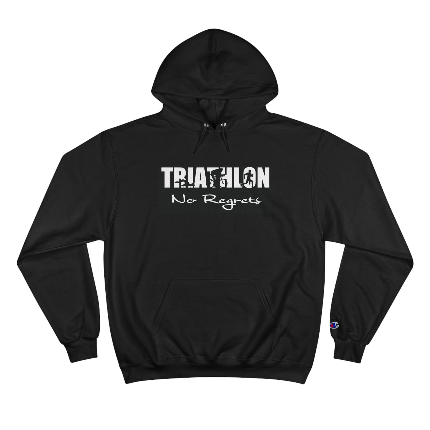 No Regrets - Black  Hoodie