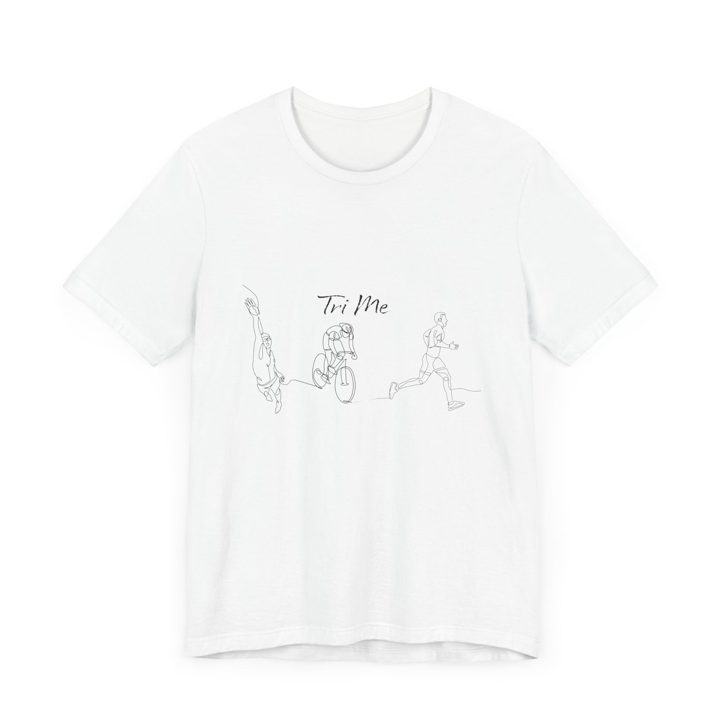 Tri Me - White - Short Sleeve Tee