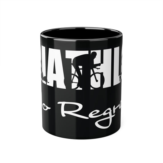 Triathlon No Regrets Mug - black - 11oz