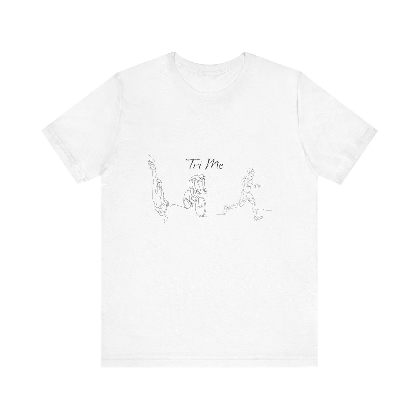 Tri Me - White - Short Sleeve Tee